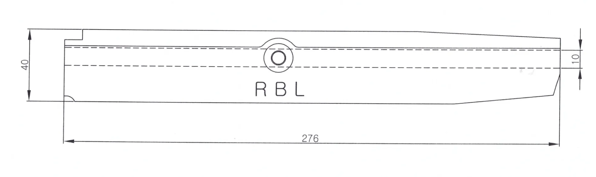 Textile AFK Metal Lead Rail/slideway/guide Rail/rail Slider - Image 2